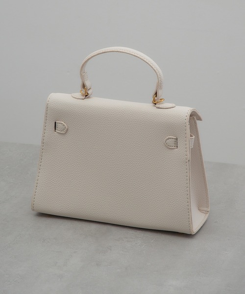 MAISON BREEZE（メゾンブリーズ）の「【MAISON BREEZE】2WAYワンハンドルフラップバッグ ショルダー付き KNF-TP（ショルダーバッグ・レディース・ブラック/アイボリー/ベージュ・FREE）」の5枚目の写真