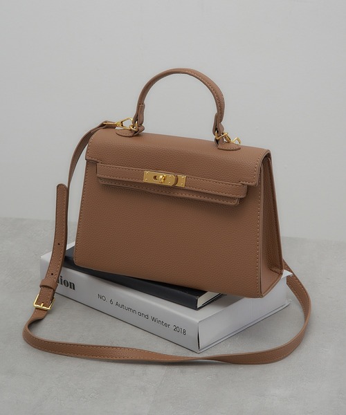 MAISON BREEZE（メゾンブリーズ）の「【MAISON BREEZE】2WAYワンハンドルフラップバッグ ショルダー付き KNF-TP（ショルダーバッグ・レディース・ブラック/アイボリー/ベージュ・FREE）」の17枚目の写真