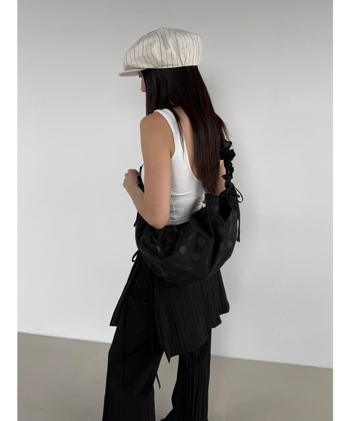 Didot.showroom（ディドット ショールーム）の「シェイプカップインキャミソール（キャミソール・レディース・アイボリー/ブラック/グレー/ブラウン/ベージュ・FREE）」の7枚目の写真