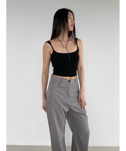 Didot.showroom（ディドット ショールーム）の「シェイプカップインキャミソール（キャミソール・レディース・アイボリー/ブラック/グレー/ブラウン/ベージュ・FREE）」の12枚目の写真