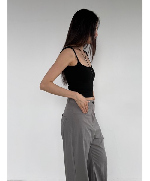 Didot.showroom（ディドット ショールーム）の「シェイプカップインキャミソール（キャミソール・レディース・アイボリー/ブラック/グレー/ブラウン/ベージュ・FREE）」の13枚目の写真