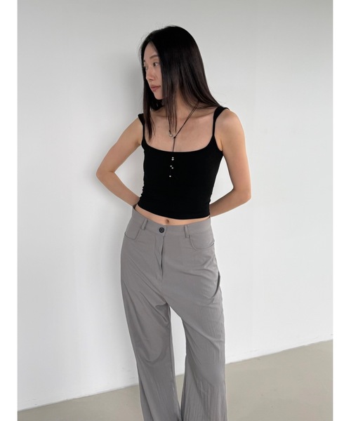 Didot.showroom（ディドット ショールーム）の「シェイプカップインキャミソール（キャミソール・レディース・アイボリー/ブラック/グレー/ブラウン/ベージュ・FREE）」の15枚目の写真