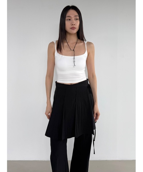 Didot.showroom（ディドット ショールーム）の「シェイプカップインキャミソール（キャミソール・レディース・アイボリー/ブラック/グレー/ブラウン/ベージュ・FREE）」の10枚目の写真