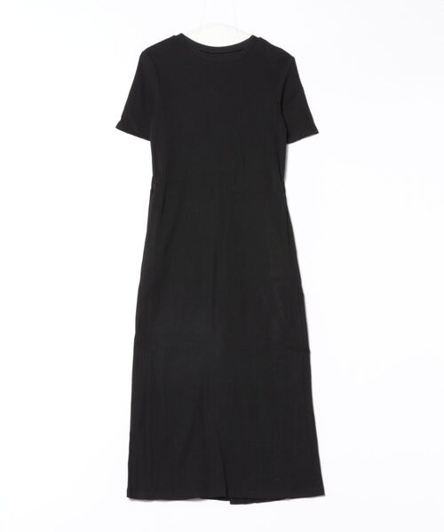 Lace Ladies(レースレディース)の「コットン バックスリット 半袖 カット ロング ワンピース(ワンピース・レディース・チャコールグレー/グレー/ブラック/モカ・S/FREE)」の12枚目の写真
