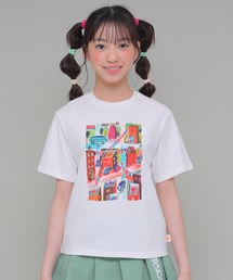 うりんこです　カラフルイラスト半袖Tシャツ セール】コットン100％ カラフルイラスト 半袖Tシャツ（Tシャツ