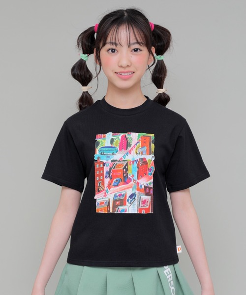 うりんこです　カラフルイラスト半袖Tシャツ うりんこ様専用です カラフルイラスト半袖Tシャツ - メルカリ