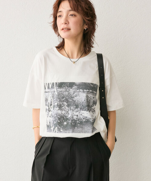 リヴドロワ 【MONN.:.(モン)】GARDEN Tee MONN.:.(モン)】GARDEN Tee（Tシャツ/カットソー）｜RIVE DROITE