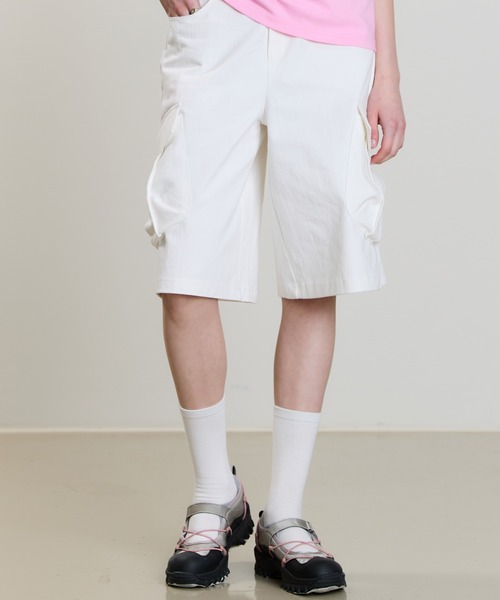 LUVISTRUE(ラヴイズトゥルー)の「SM RIBBON PANTS(その他パンツ・レディース・チャコール/ホワイト/ブラック・FREE)」の1枚目の写真