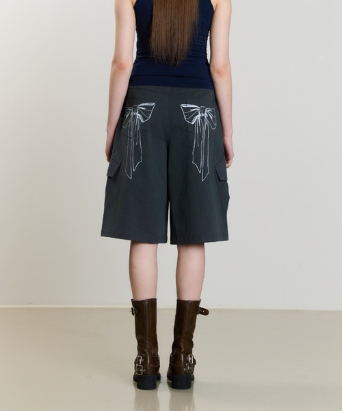 LUVISTRUE(ラヴイズトゥルー)の「SM RIBBON PANTS(その他パンツ・レディース・チャコール/ホワイト/ブラック・FREE)」の18枚目の写真