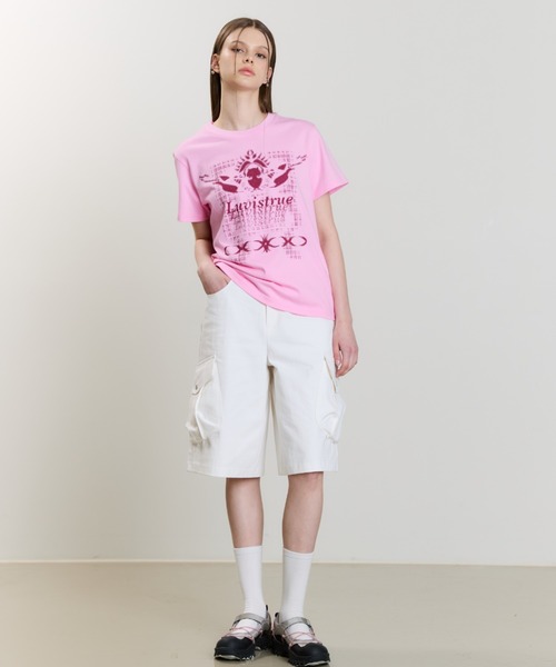 LUVISTRUE(ラヴイズトゥルー)の「SM RIBBON PANTS(その他パンツ・レディース・チャコール/ホワイト/ブラック・FREE)」の7枚目の写真