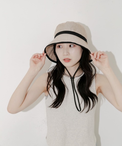 ラムスキンのパイピングがお洒落Hermes\tKlelia Code ハット Hermès SS24 Is Soft, Sweet, & Sunburned
