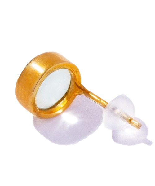 les bonbon(ルボンボン)の「【les bonbon】aura round pierce/オーラ ラウンド ピアス(ピアス(両耳用)・レディース・グリーン/イエロー/パープル系・FREE)」の6枚目の写真