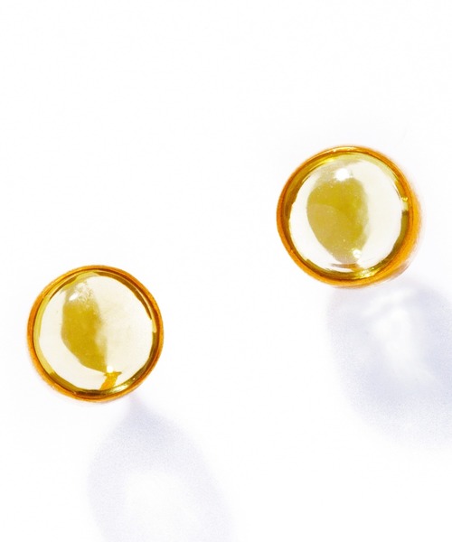 les bonbon(ルボンボン)の「【les bonbon】aura round pierce/オーラ ラウンド ピアス(ピアス(両耳用)・レディース・グリーン/イエロー/パープル系・FREE)」の7枚目の写真