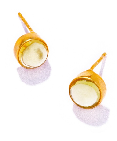 les bonbon(ルボンボン)の「【les bonbon】aura round pierce/オーラ ラウンド ピアス(ピアス(両耳用)・レディース・グリーン/イエロー/パープル系・FREE)」の8枚目の写真