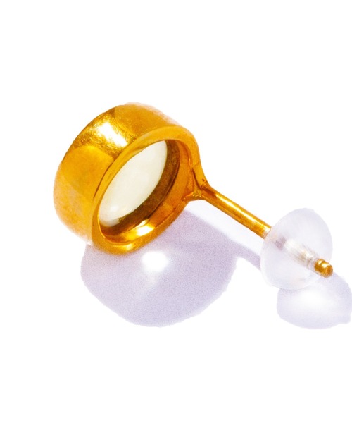 les bonbon(ルボンボン)の「【les bonbon】aura round pierce/オーラ ラウンド ピアス(ピアス(両耳用)・レディース・グリーン/イエロー/パープル系・FREE)」の9枚目の写真