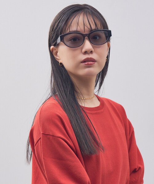 Zoff｜STUDIO SEVEN｜オーバル型 サングラス｜スタジオセブン｜横長