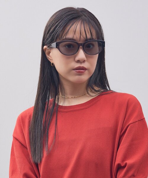 Zoff｜STUDIO SEVEN｜オーバル型 サングラス｜スタジオセブン｜横長