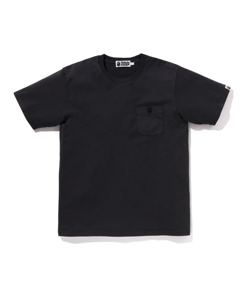 A BATHING APE(アベイシングエイプ)の「GAEMENT DYE ONE POINT POCKET TEE(Tシャツ/カットソー・メンズ・アイボリー/ブラック/パープル/オレンジ・LARGE/X-LARGE/SMALL/MEDIUM/XX-LARGE/XXX-LARGE)」の3枚目の写真
