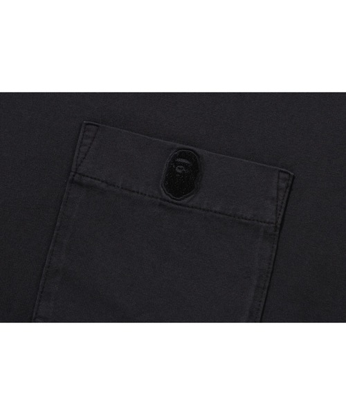 A BATHING APE(アベイシングエイプ)の「GAEMENT DYE ONE POINT POCKET TEE(Tシャツ/カットソー・メンズ・アイボリー/ブラック/パープル/オレンジ・LARGE/X-LARGE/SMALL/MEDIUM/XX-LARGE/XXX-LARGE)」の10枚目の写真