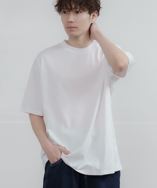 シルキータッチ クルーネック 半袖Tシャツ（Tシャツ/カットソー