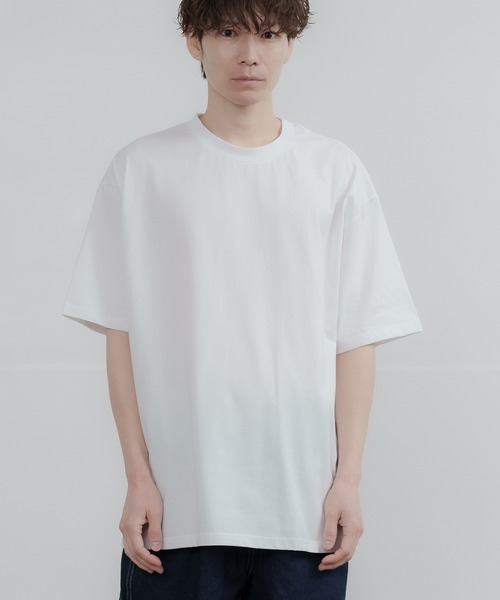 improves(インプローブス)の「シルキータッチ クルーネック 半袖Tシャツ(Tシャツ/カットソー・メンズ・グレイッシュベージュ/サックスブルー/ブラック/チャコール/イエロー/ホワイト・MEDIUM/LARGE)」の7枚目の写真