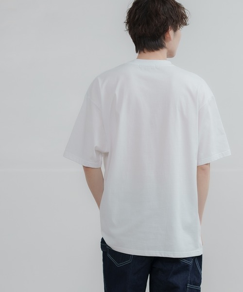 improves(インプローブス)の「シルキータッチ クルーネック 半袖Tシャツ(Tシャツ/カットソー・メンズ・グレイッシュベージュ/サックスブルー/ブラック/チャコール/イエロー/ホワイト・MEDIUM/LARGE)」の8枚目の写真