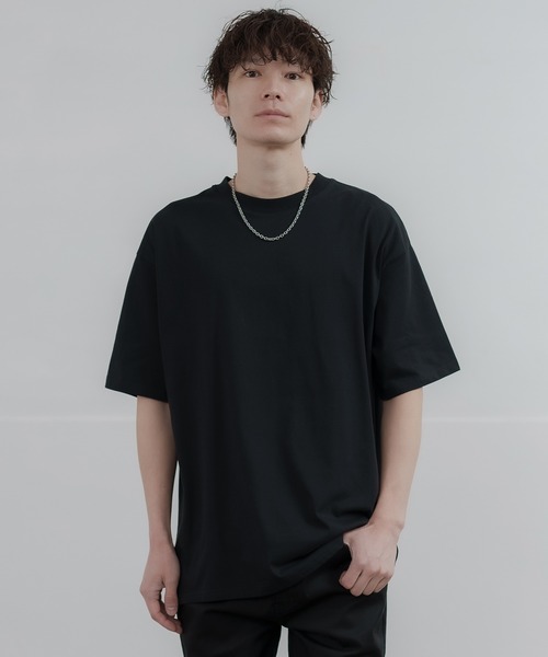 improves(インプローブス)の「シルキータッチ クルーネック 半袖Tシャツ(Tシャツ/カットソー・メンズ・グレイッシュベージュ/サックスブルー/ブラック/チャコール/イエロー/ホワイト・MEDIUM/LARGE)」の11枚目の写真