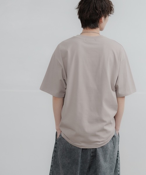 improves(インプローブス)の「シルキータッチ クルーネック 半袖Tシャツ(Tシャツ/カットソー・メンズ・グレイッシュベージュ/サックスブルー/ブラック/チャコール/イエロー/ホワイト・MEDIUM/LARGE)」の19枚目の写真
