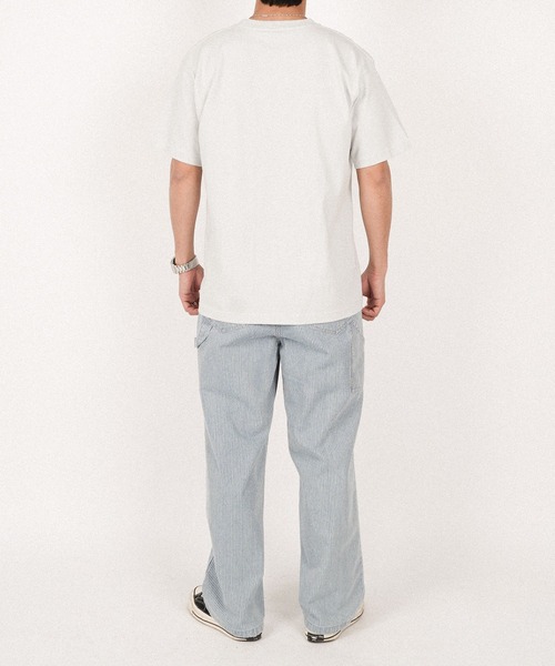 #Re:room（リルーム）の「デゼルトロゴプリントTシャツ（Tシャツ/カットソー・メンズ・ブラウン/オフホワイト/サックスブルー・M-L/S-M/L-XL）」の22枚目の写真