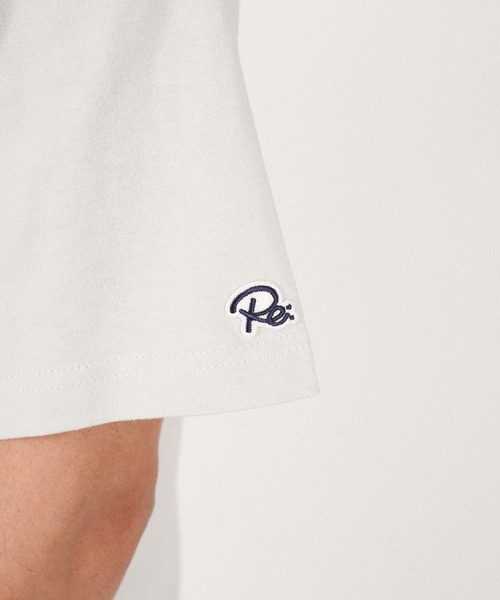 #Re:room（リルーム）の「デゼルトロゴプリントTシャツ（Tシャツ/カットソー・メンズ・ブラウン/オフホワイト/サックスブルー・M-L/S-M/L-XL）」の20枚目の写真