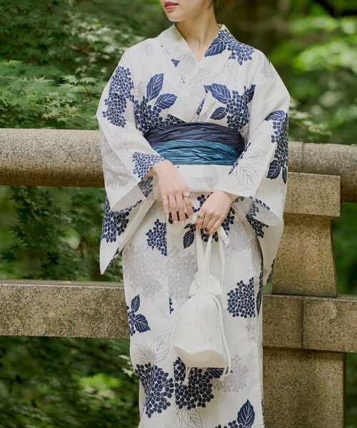 Indigo　北勝富士関　浴衣生地 浴衣2025】アジサイ（浴衣）｜Chico（チコ）のファッション通販