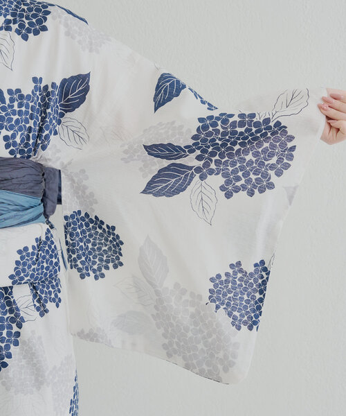 Chico(チコ)の「【浴衣2025】アジサイ(浴衣・レディース・ホワイト・FREE)」の16枚目の写真