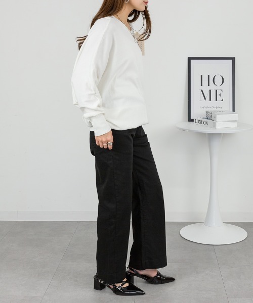 RCD(アールシーディー)の「カラーツイルワイドパンツ(その他パンツ・レディース・ベージュ/ブラック/カーキ・M/L/LL/3L/4L)」の18枚目の写真