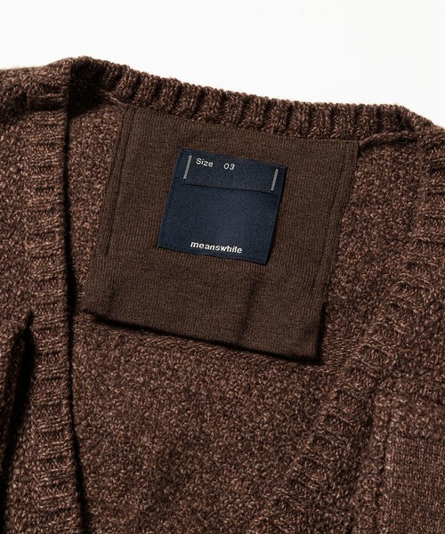 Knit Luggage Vest（ベスト）｜meanswhile（ミーンズワイル）の