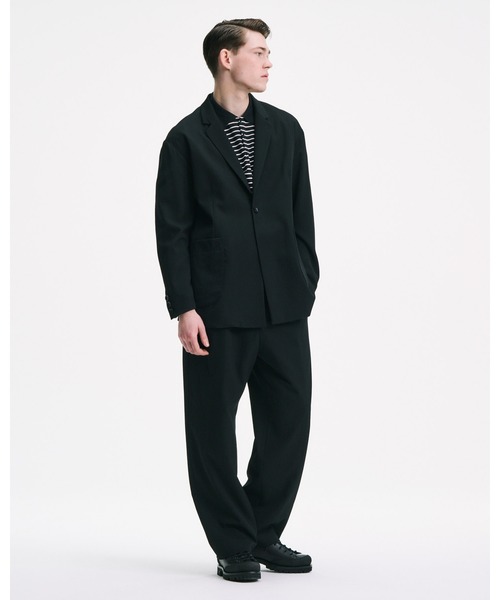 SOPHNET.(ソフネット)の「WASHER WOOL RELAX-FIT BLAZER(テーラードジャケット・メンズ・ブラック/カーキ・2/3/4/1)」の6枚目の写真