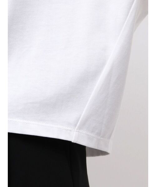 ELENDEEK（エレンディーク）の「ロールアップTカットソー【速乾/汗シミ防止】（Tシャツ/カットソー・レディース・ボルドー/オフホワイト/チャコールグレー・FREE）」の13枚目の写真