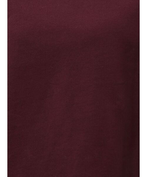 ELENDEEK（エレンディーク）の「ロールアップTカットソー【速乾/汗シミ防止】（Tシャツ/カットソー・レディース・ボルドー/オフホワイト/チャコールグレー・FREE）」の8枚目の写真