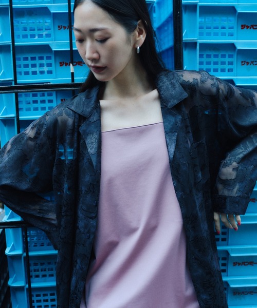 Relax jacquard shirt / リラックスジャガードシャツ（シャツ/ブラウス