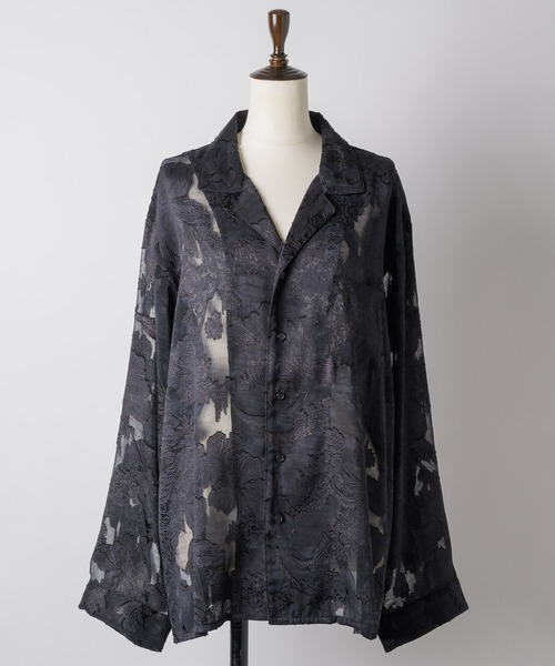 Relax jacquard shirt / リラックスジャガードシャツ（シャツ/ブラウス