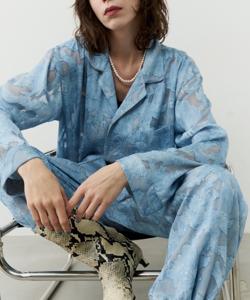 Relax jacquard shirt / リラックスジャガードシャツ（シャツ/ブラウス