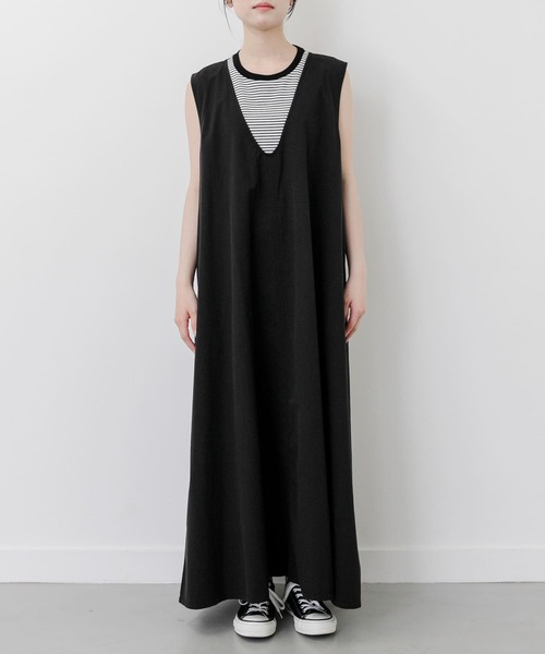 FORK&SPOON　テントラインUネックワンピース アーバンリサーチ ドアーズ URBAN RESEARCH DOORS FORK&SPOON
