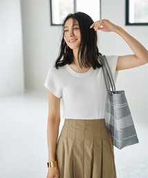 STYLE DELI | シャリ感とろみリブシアーニットトップス(Tシャツ/カットソー)
