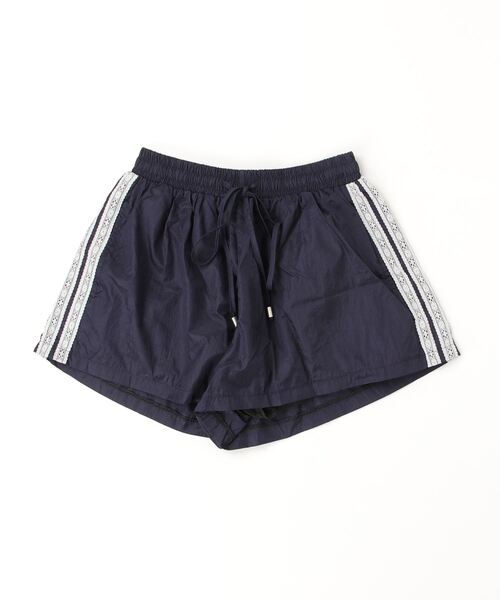 ROOPTOKYO（ループトウキョウ）の「Lace Nylon Shorts / レース ナイロンショートパンツ（その他パンツ・レディース・ブラック/ライトブルー/ホワイト/ネイビー・FREE）」の4枚目の写真