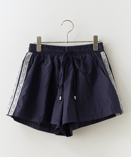 ROOPTOKYO（ループトウキョウ）の「Lace Nylon Shorts / レース ナイロンショートパンツ（その他パンツ・レディース・ブラック/ライトブルー/ホワイト/ネイビー・FREE）」の18枚目の写真