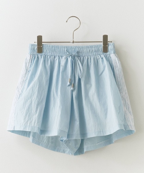 ROOPTOKYO（ループトウキョウ）の「Lace Nylon Shorts / レース ナイロンショートパンツ（その他パンツ・レディース・ブラック/ライトブルー/ホワイト/ネイビー・FREE）」の13枚目の写真