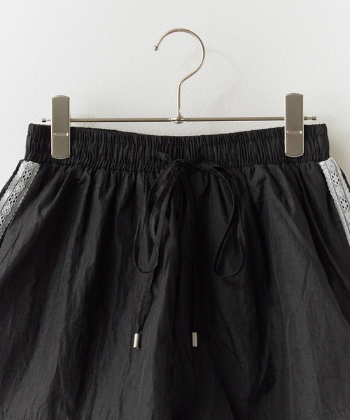 ROOPTOKYO（ループトウキョウ）の「Lace Nylon Shorts / レース ナイロンショートパンツ（その他パンツ・レディース・ブラック/ライトブルー/ホワイト/ネイビー・FREE）」の12枚目の写真