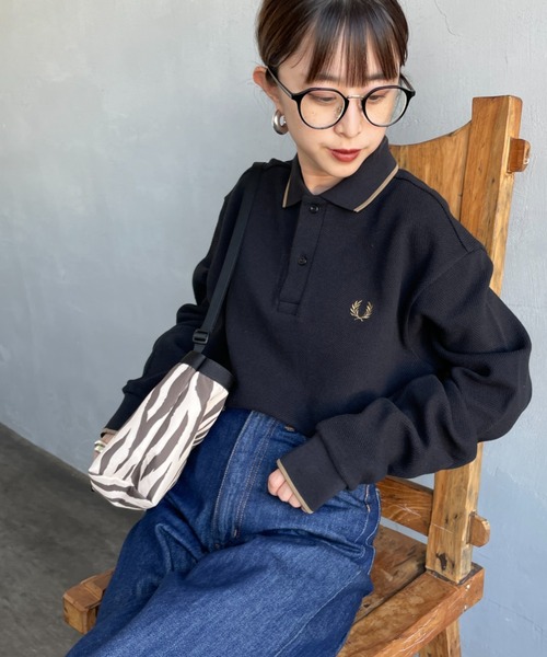FRED PERRY/フレッドペリー] 別注 ワンポイントロゴ刺繍 ロング