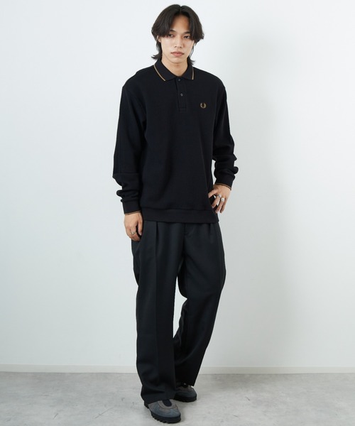 FRED PERRY/フレッドペリー] 別注 ワンポイントロゴ刺繍 ロング