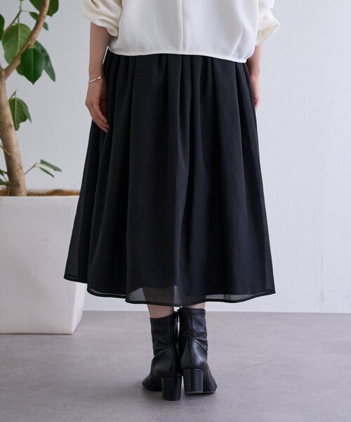 LIVETART(リヴェタート)の「シアーリバーシブルスカート(スカート・レディース・ブラック・FREE)」の19枚目の写真