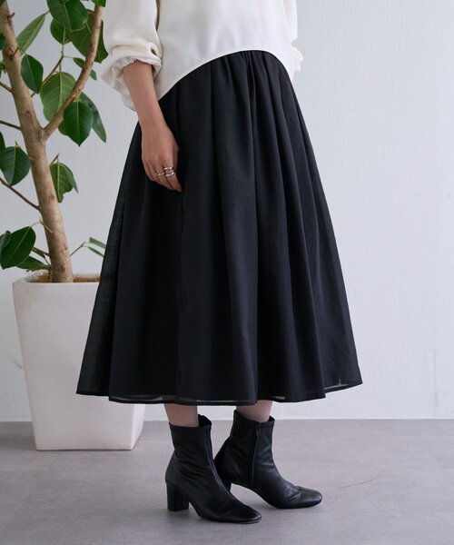 LIVETART(リヴェタート)の「シアーリバーシブルスカート(スカート・レディース・ブラック・FREE)」の20枚目の写真